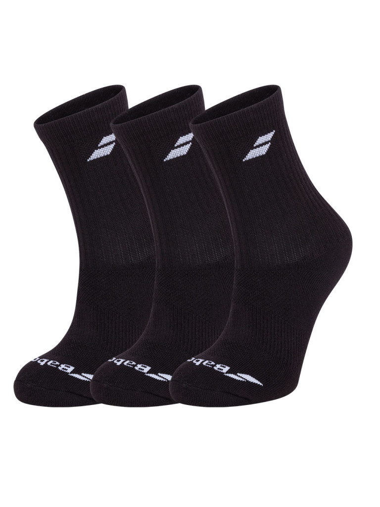 Babolat 3 PAIRS PACK SOCKS JNR детски чорапи 3 чифта, черни, размер 31-34
