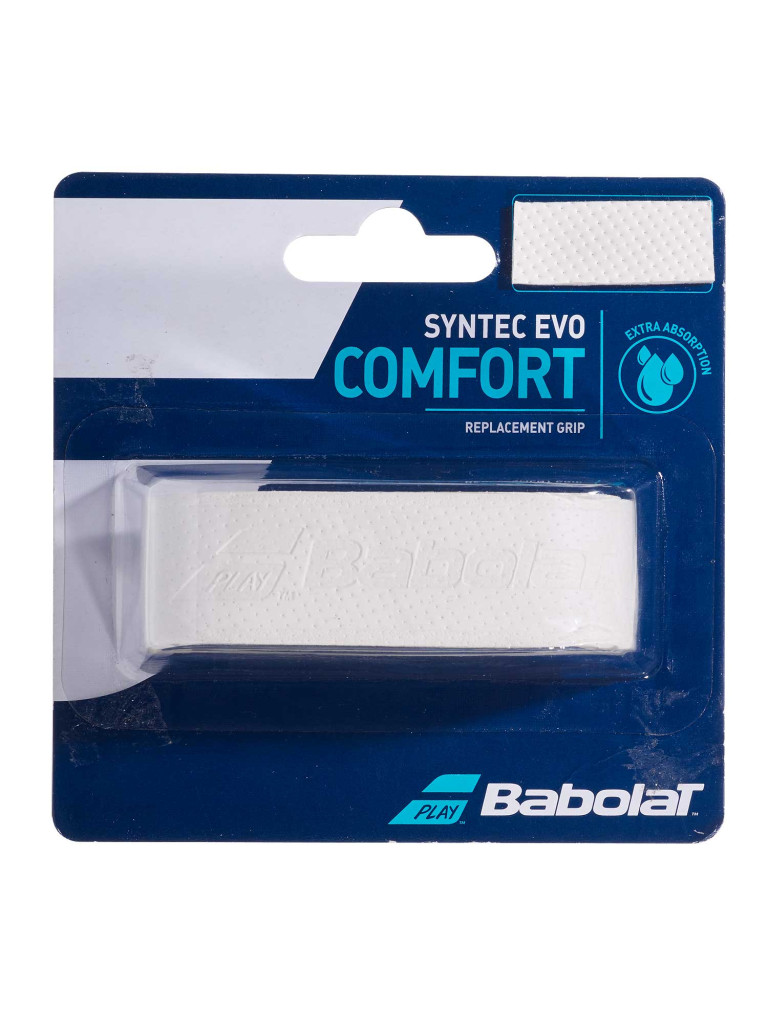 Основен грип Babolat Syntec Evo, бял