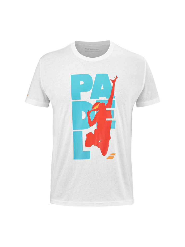 Babolat Padel Cotton Tee мъжка тениска - бяла