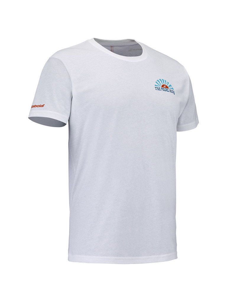 Babolat PERF COTTON TEE WHITE мъжка тениска за падел