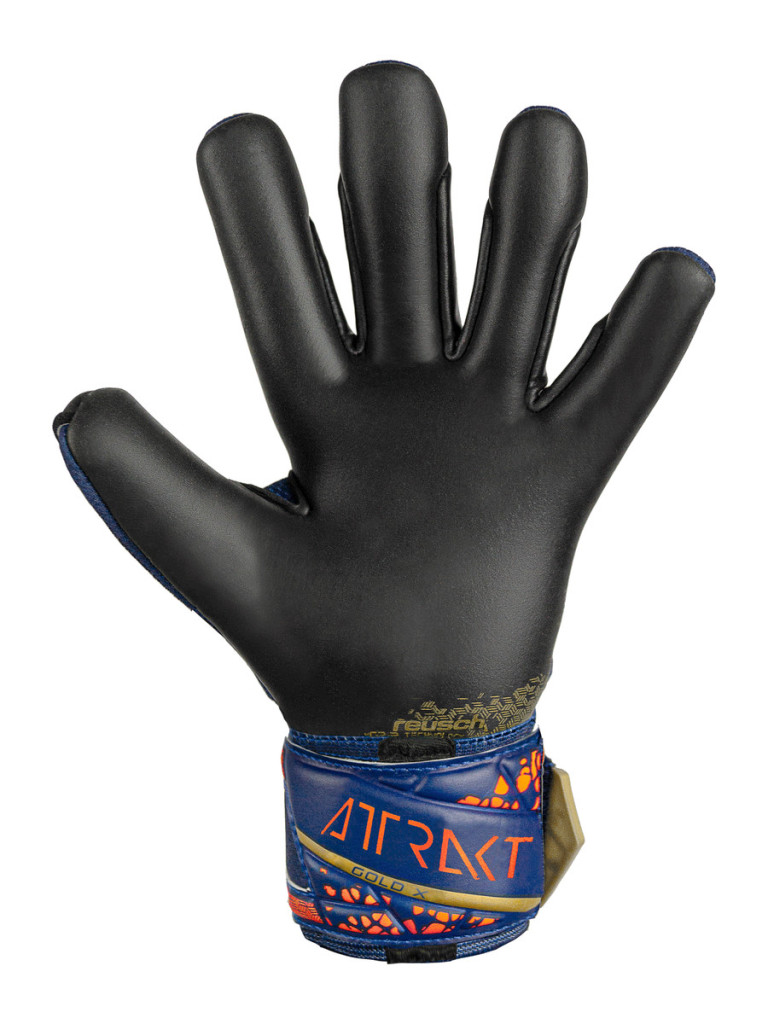 Вратарски ръкавици Reusch Attrakt Gold X 2024 - Premium Blue-Gold-Black