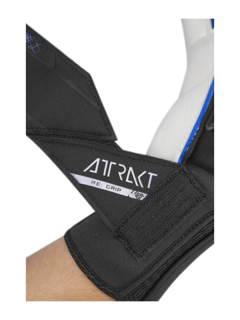 Вратарски ръкавици Reusch Attrakt RE:GRIP 2024 - Black-Electric Blue