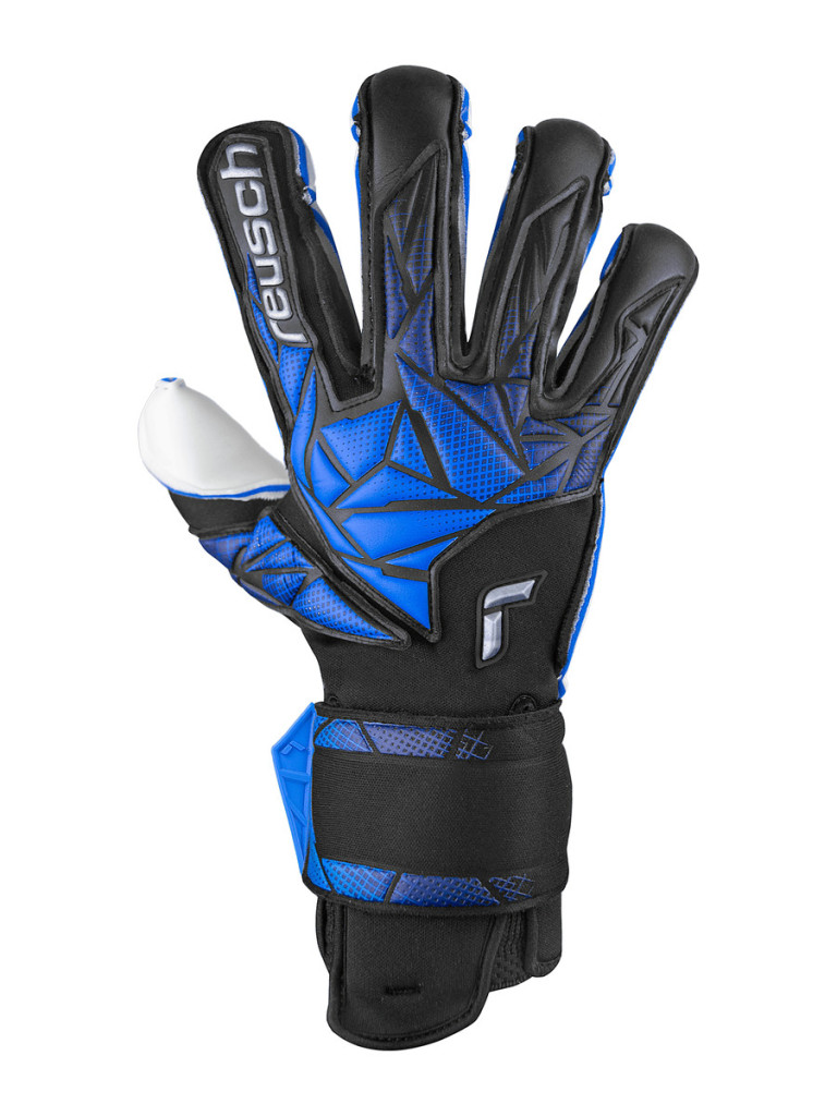 Вратарски ръкавици Reusch Attrakt RE:GRIP 2024 - Black-Electric Blue
