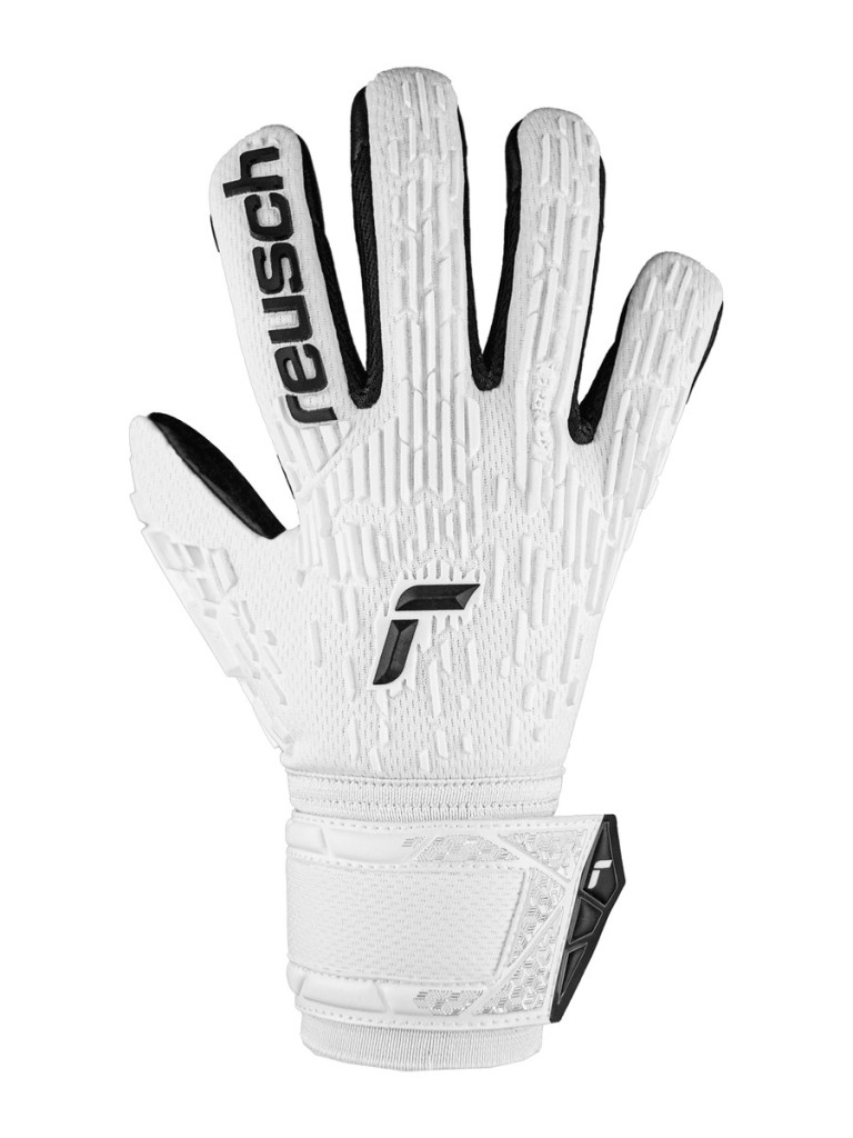 Reusch Attrakt Freegel Silver 2024 Goalkeeper Gloves - White-Black