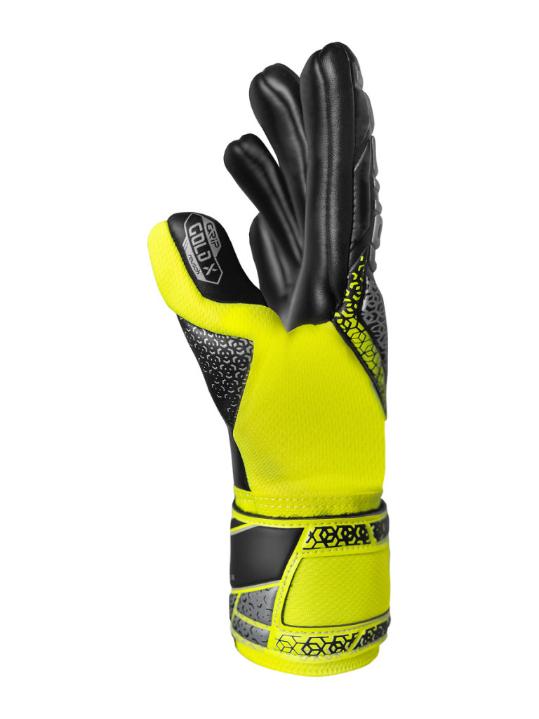 Вратарски ръкавици Reusch Attrakt Gold X NC 2025 - Yellow-Black-Silver