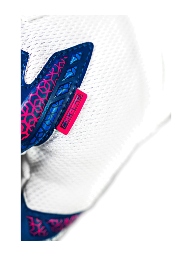 Детски вратарски ръкавици Reusch Attrakt RE:GRIP NC Junior 2025 - Blue-Pink-White
