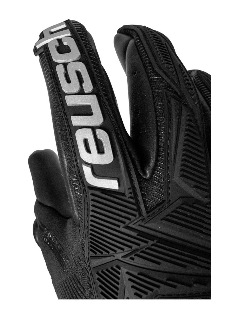 Вратарски ръкавици Reusch Attrakt Duo Strapless 2026 - Black-Silver-Grey