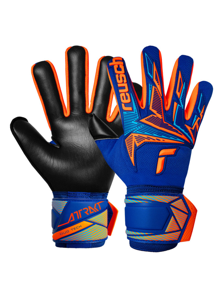 Reusch Attrakt Freegel Duo NC 2026 Goalkeeper Gloves - Blue-Orange