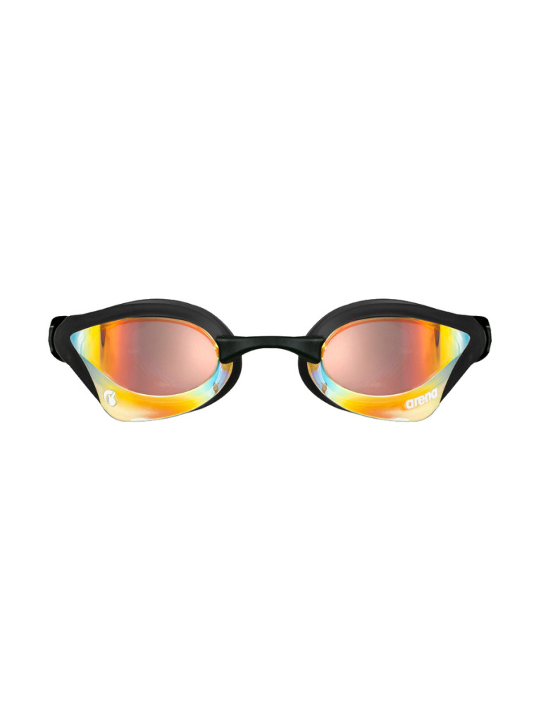 Състезателни очила за плуване Arena Cobra Core Swipe Mirror - Yellow Copper-Black