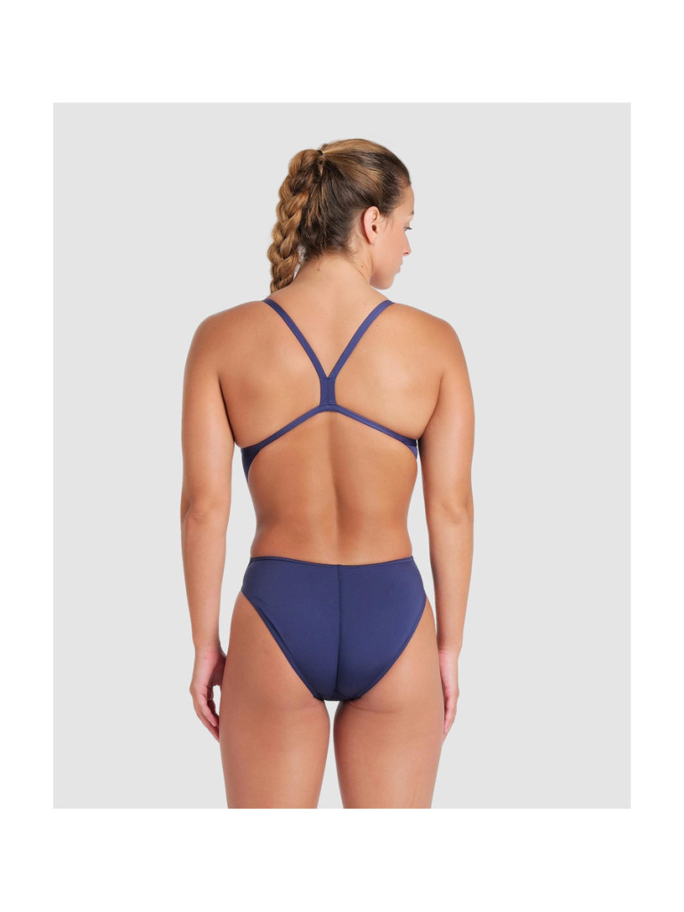 Women's Arena Team Challenge Solid swimsuit - Navy-White