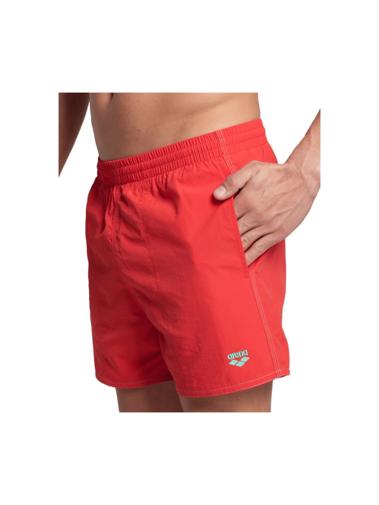 Мъжки плажни шорти Arena Bywayx R - Fluo Red-Water