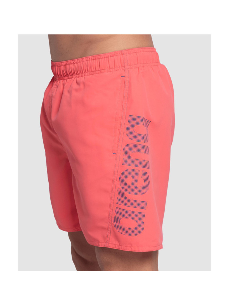 Мъжки плажни шорти Arena Fundamentals Arena Logo Boxer R - Coral-Light Royal
