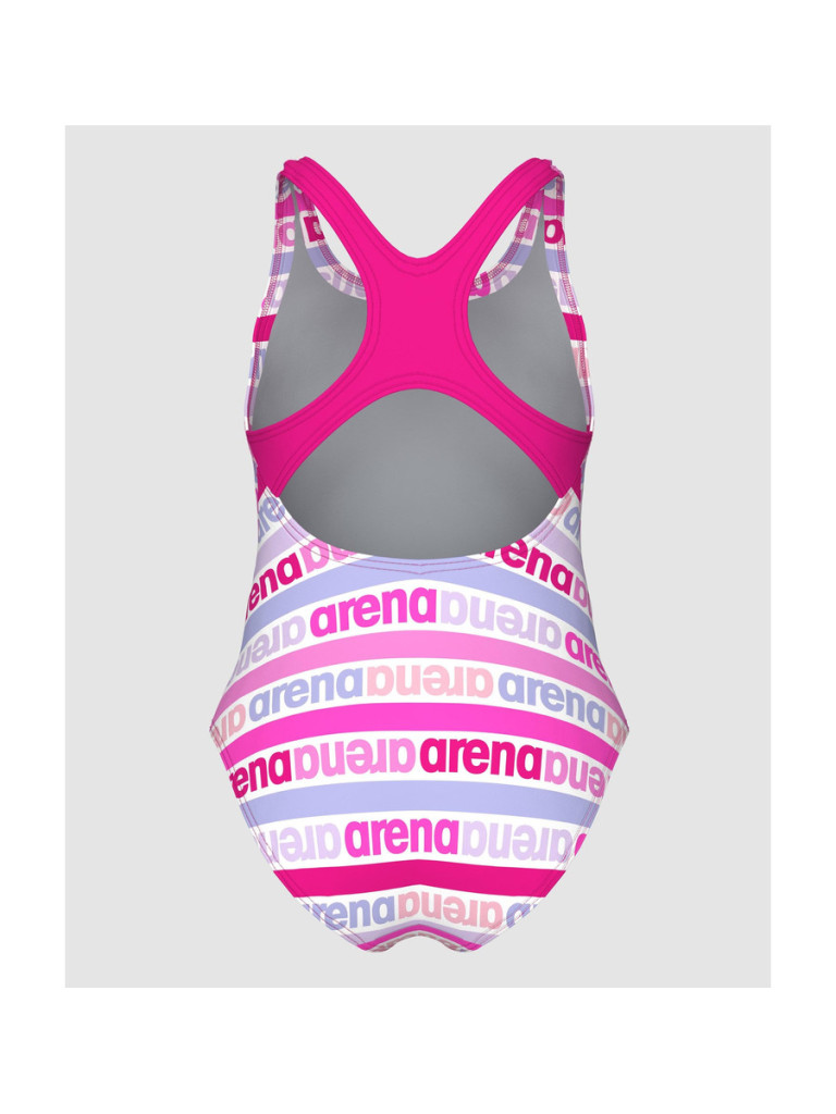 Детски цял бански Arena Friends Swim Pro за момичета - Multi-Freak Rose