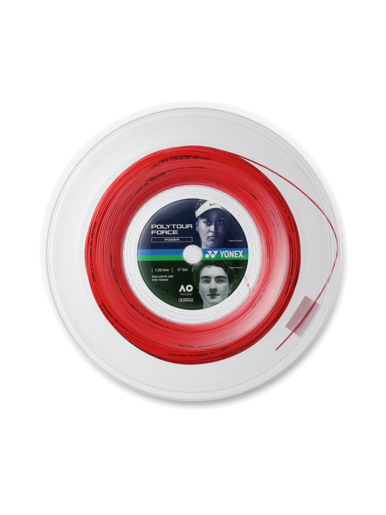 Ролка кордаж Yonex POLYTOUR FORCE 200 м - Bright Red