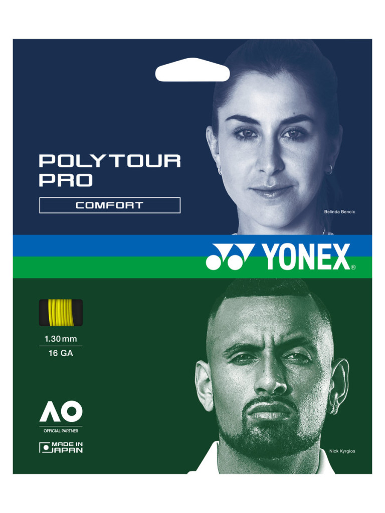 Тенис кордаж Yonex POLYTOUR PRO 12 м - Yellow