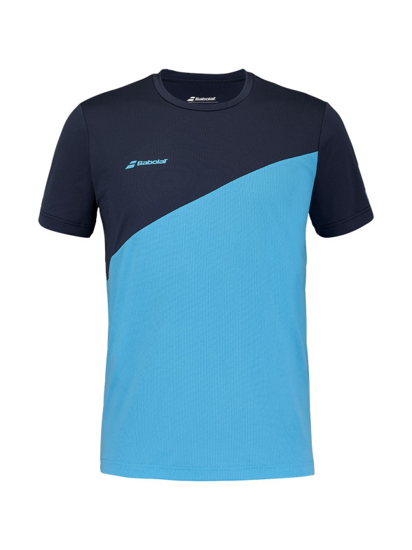 Мъжка тениска Babolat DRIVE Crew Neck - Drive Blue