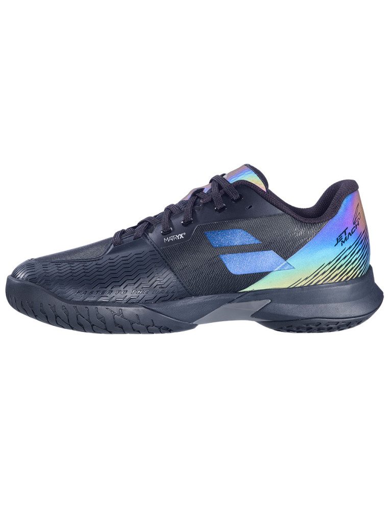 Babolat Jet Mach 4 Spectra All Court Men's Tennis Shoes - Black / Scarab