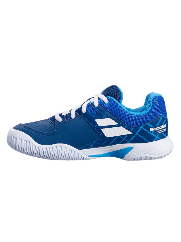 Детски тенис обувки Babolat PULSION AC JR Estate Blue/White