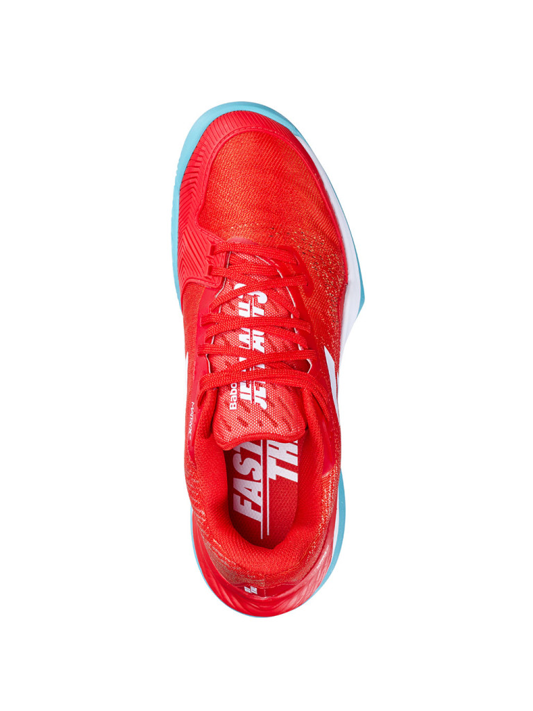 Babolat JET MACH 3 CLAY WOMEN Fiesta Red дамски тенис обувки
