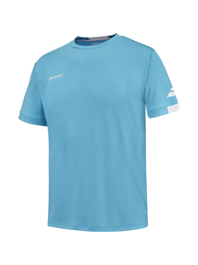Babolat Play Crew Neck Tee Boy Cyan Blue 2024 детска тениска