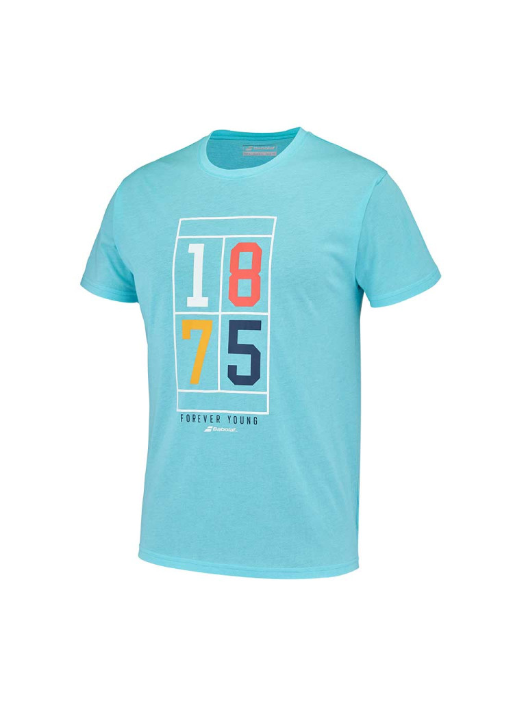 Мъжка тениска Babolat EXERCISE VINTAGE TEE ANGEL BLUE