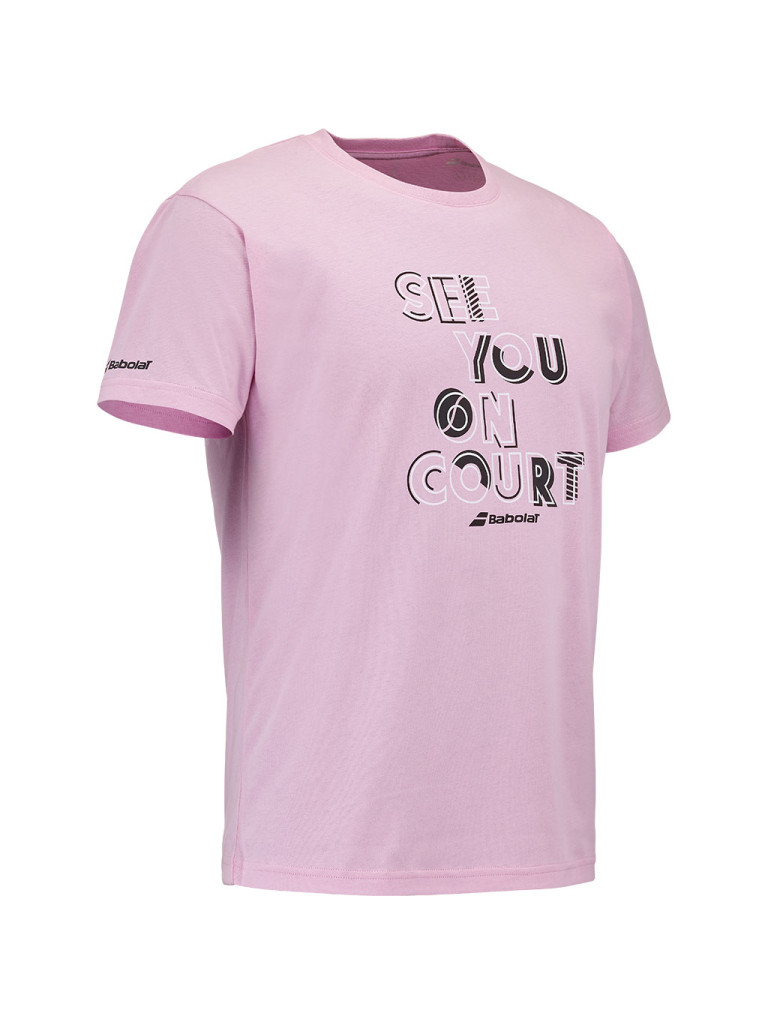 Babolat Exercise Message Tee Lilac Sachet мъжка тениска
