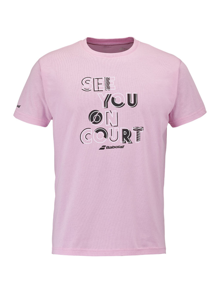 Babolat Exercise Message Tee Lilac Sachet мъжка тениска