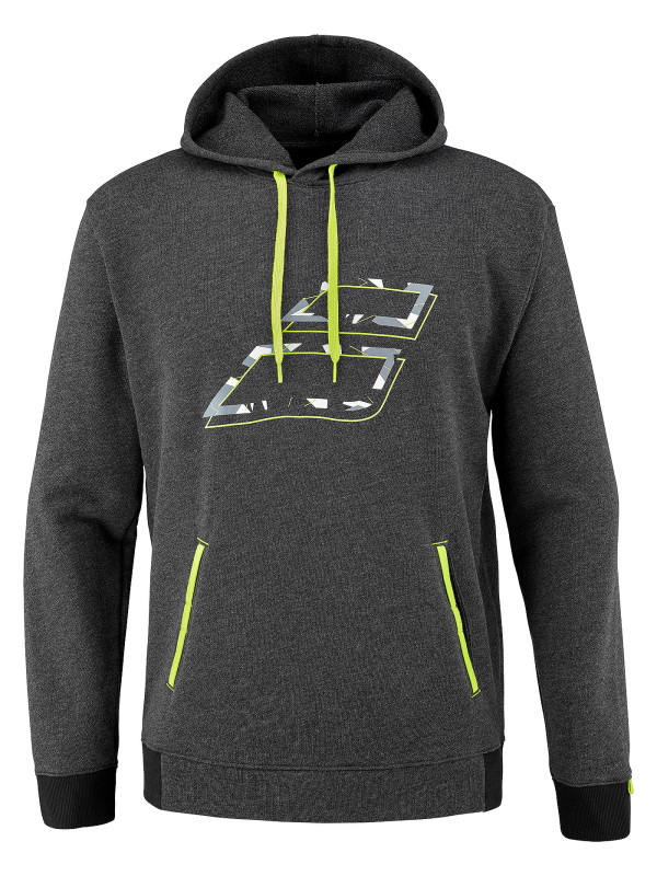 Babolat AERO HOOD SWEAT BLK HTHR суетшърт