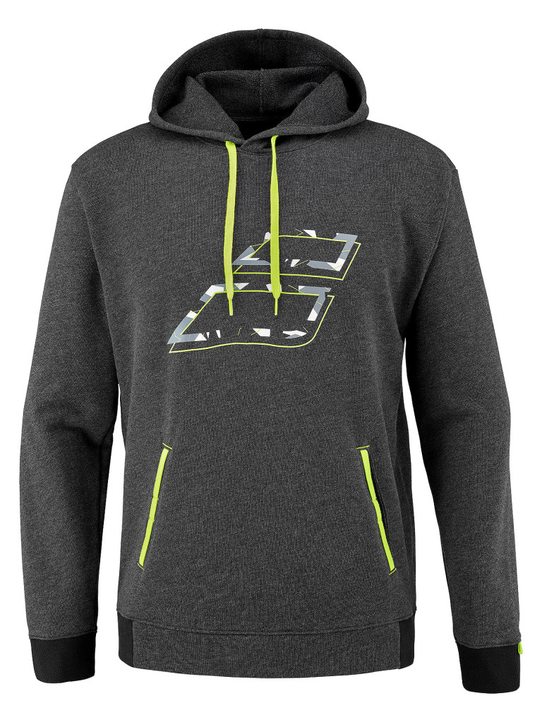 Babolat AERO HOOD SWEAT BLK HTHR суетшърт