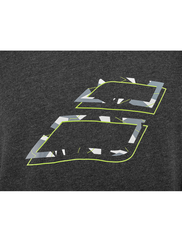 Babolat AERO HOOD SWEAT BLK HTHR суетшърт