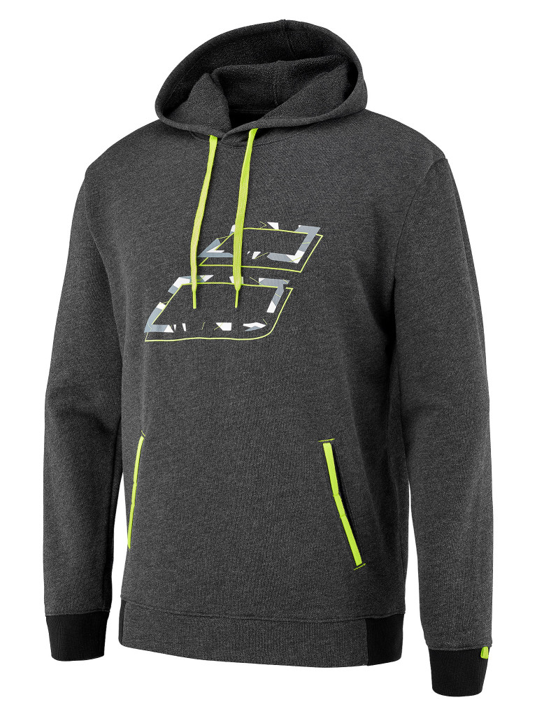 Babolat AERO HOOD SWEAT BLK HTHR суетшърт