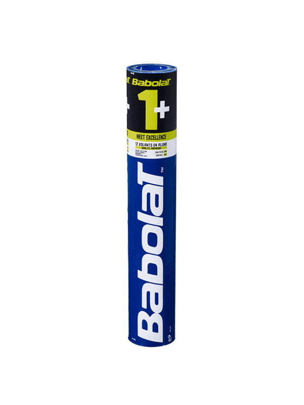 Пера за бадминтон Babolat 1+ - гъши, скорост 77, 12 бр.