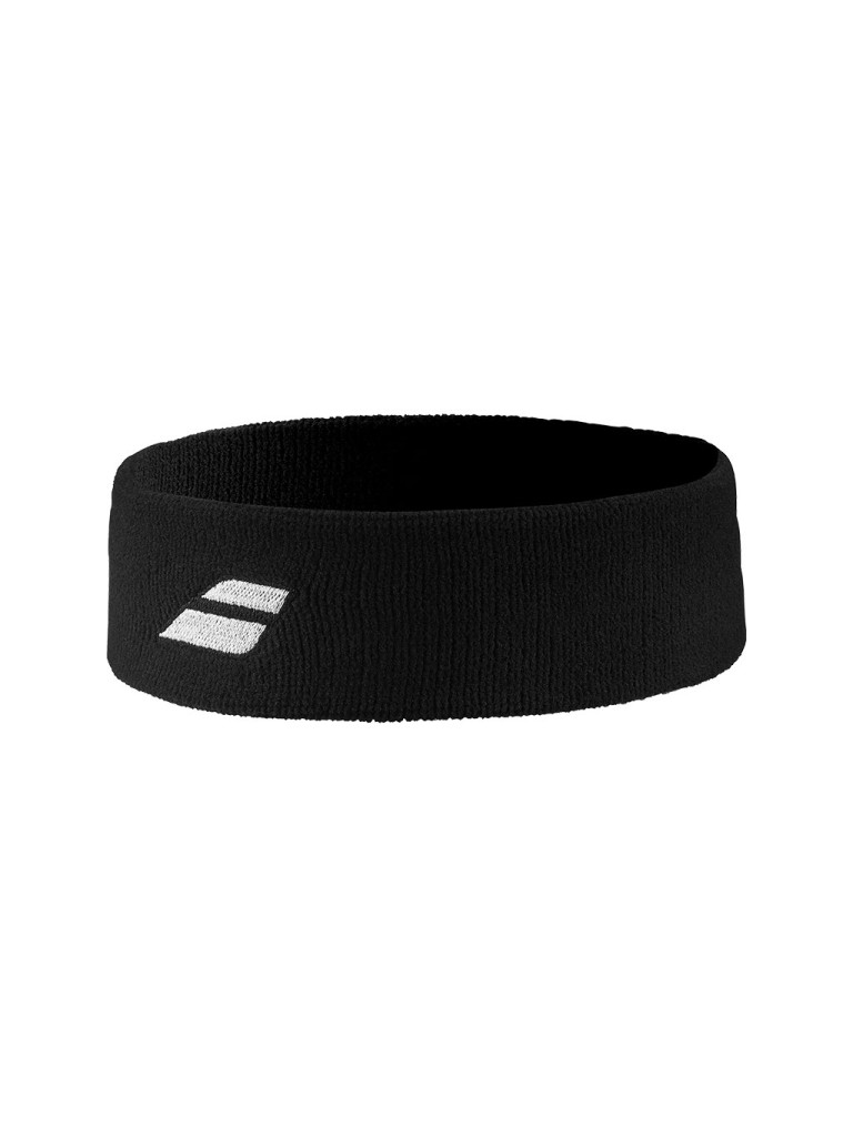Лента за глава Babolat Logo Headband, черна