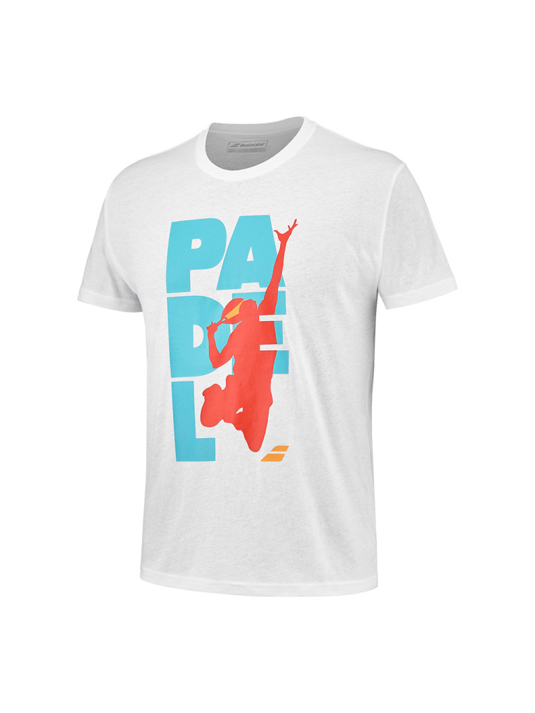Babolat Padel Cotton Tee мъжка тениска - бяла