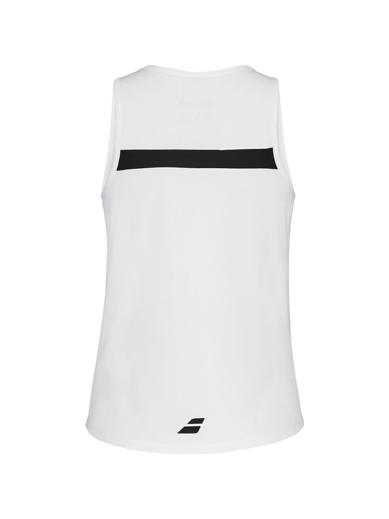 Дамски потник за падел Babolat PADEL TANK WOMAN WHITE