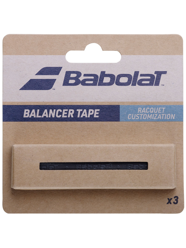 Тежести за баланс Babolat Balancer Tape 3×3 г, черни