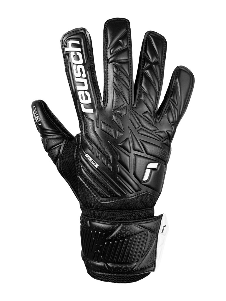 Детски вратарски ръкавици Reusch Attrakt Resist Junior 2025 - Black