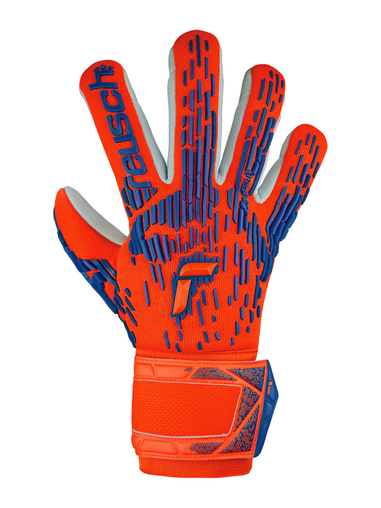 Reusch Attrakt Freegel Silver 2024 Goalkeeper Gloves - Orange-Blue