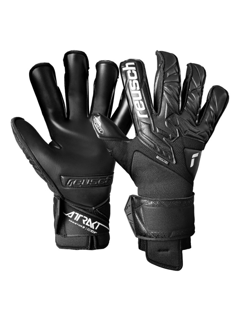 Reusch Attrakt Infinity Resistor 2025 Goalkeeper Gloves - Black