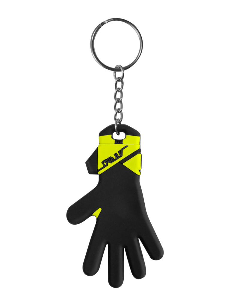 Reusch Keyring Goalkeeper Glove - Safety Yellow-Silver-Black