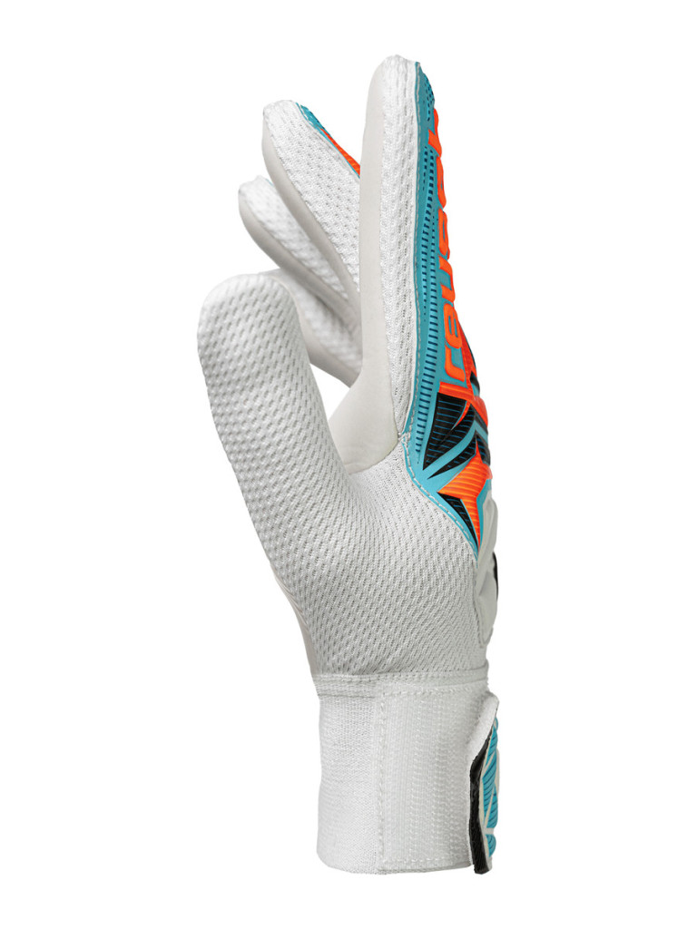 Детски вратарски ръкавици Reusch Attrakt Starter Solid Junior 2026 - White-Light Blue