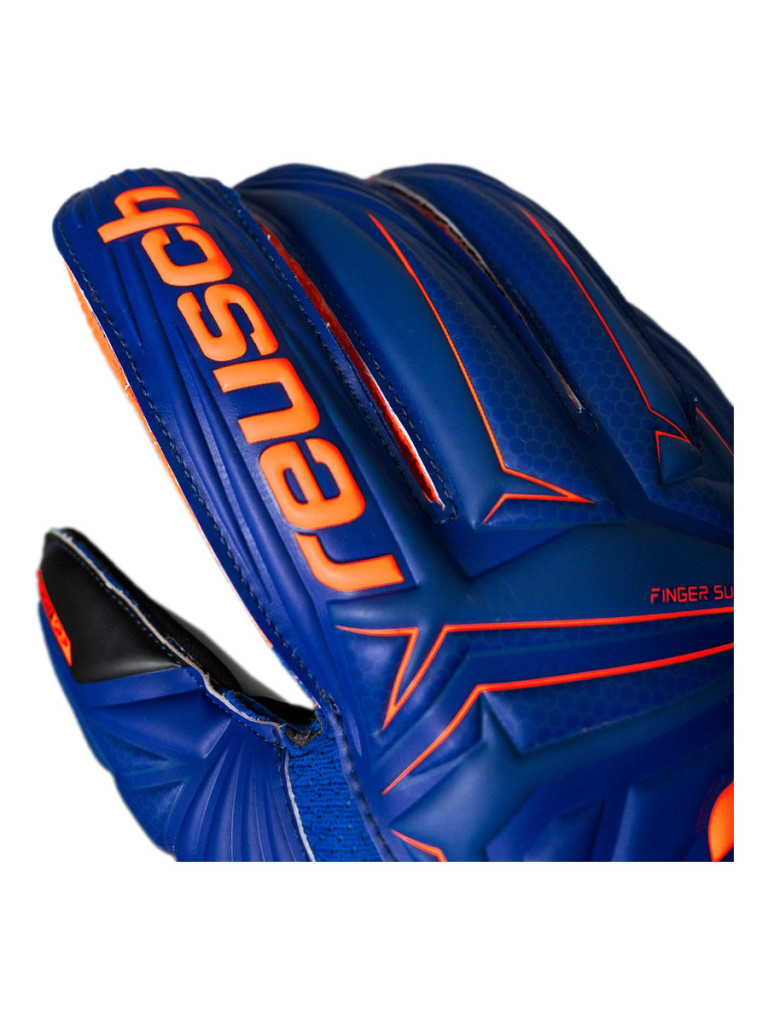 Вратарски ръкавици Reusch Attrakt Infinity Finger Support 2026 - Blue-Orange