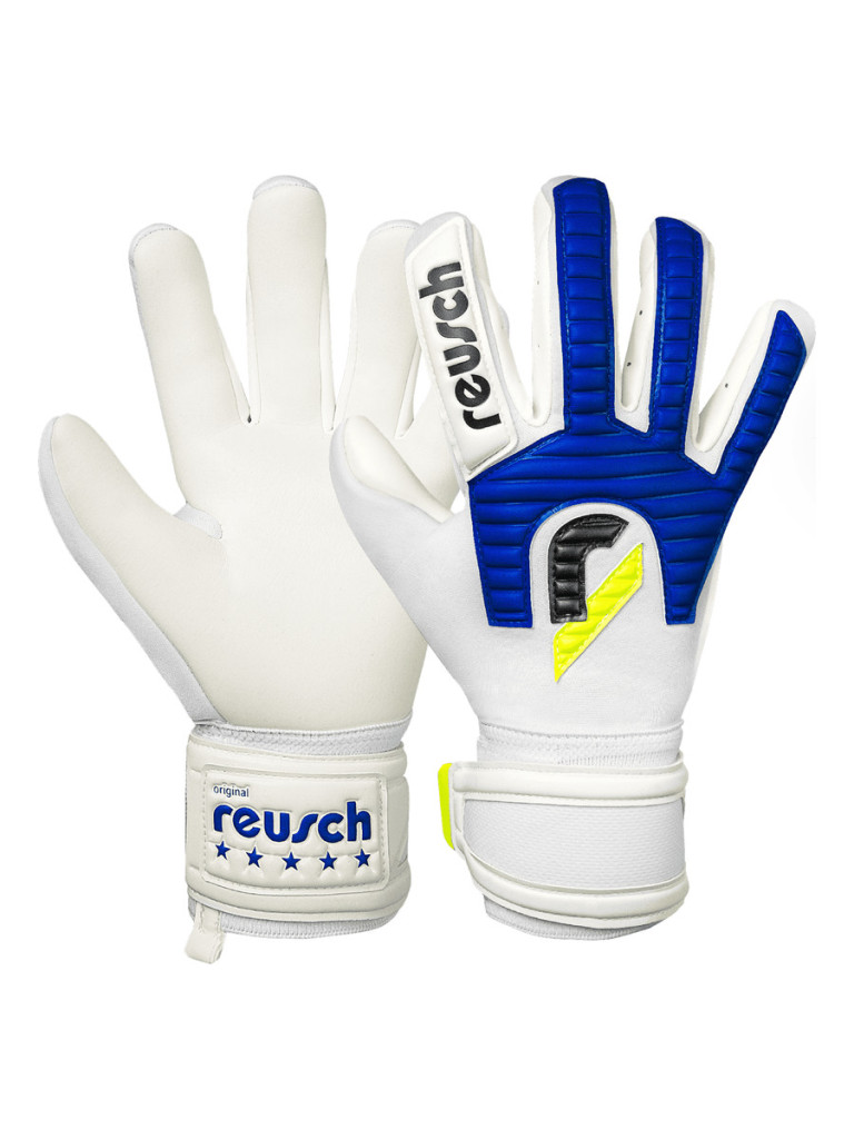 Вратарски ръкавици Reusch Legacy '86 Gold X 2026 - White-Blue