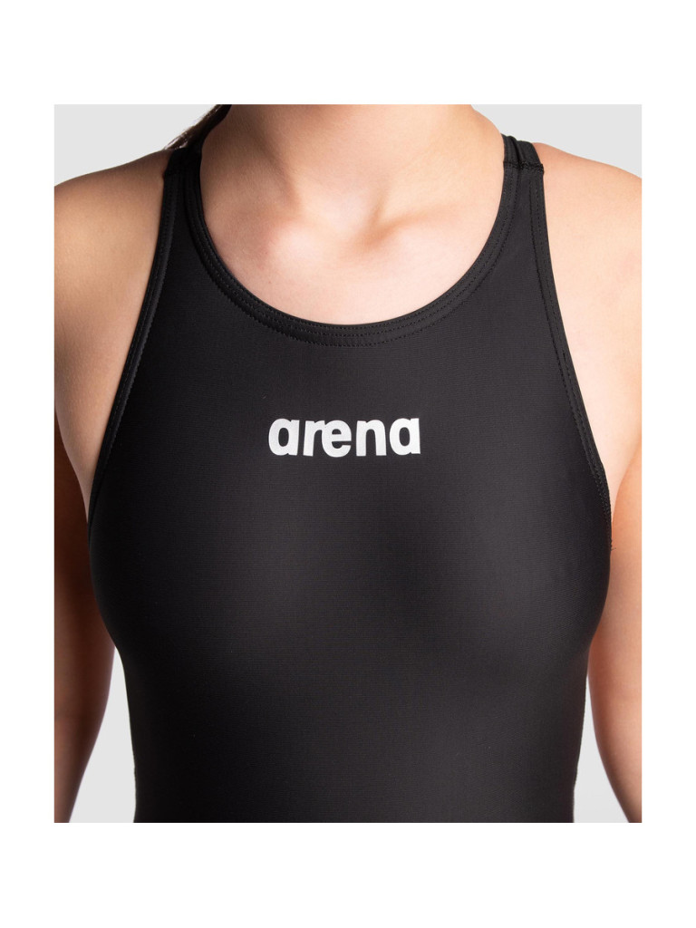 Детски състезателен бански Arena Powerskin ST Next Open Back - Black