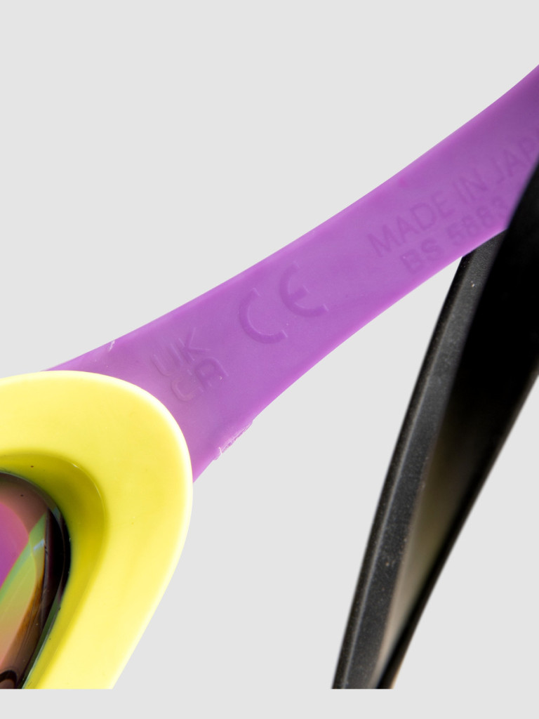 Състезателни очила за плуване Arena Cobra Ultra Swipe Mirror - Emerald-Plum-Cyber Lime
