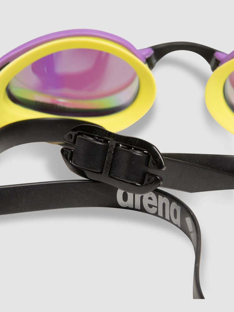 Състезателни очила за плуване Arena Cobra Ultra Swipe Mirror - Emerald-Plum-Cyber Lime