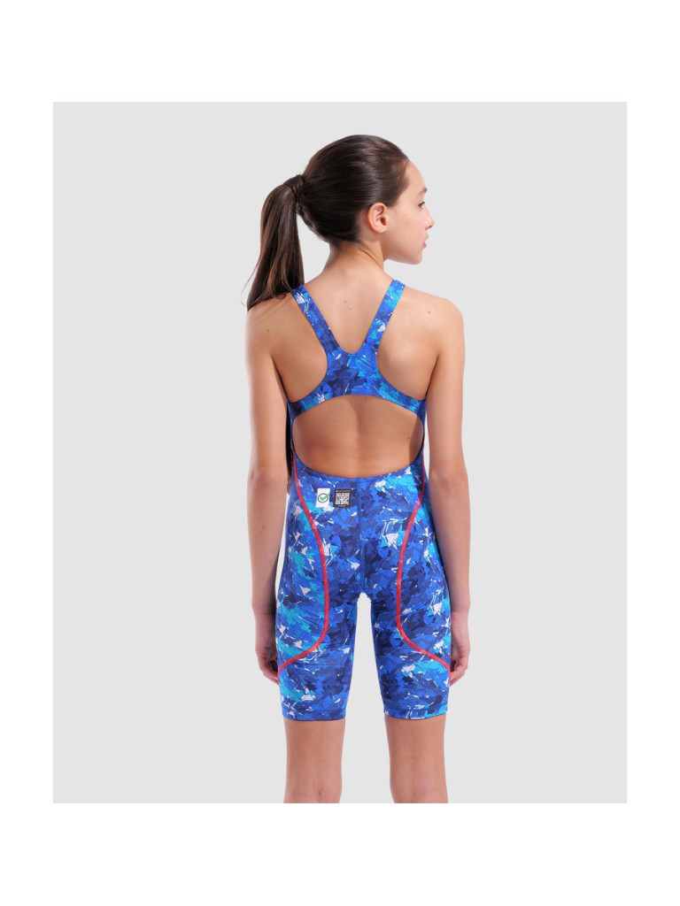 Детски състезателен бански Arena Powerskin ST Next Splashy Open Back - Splashy Multi