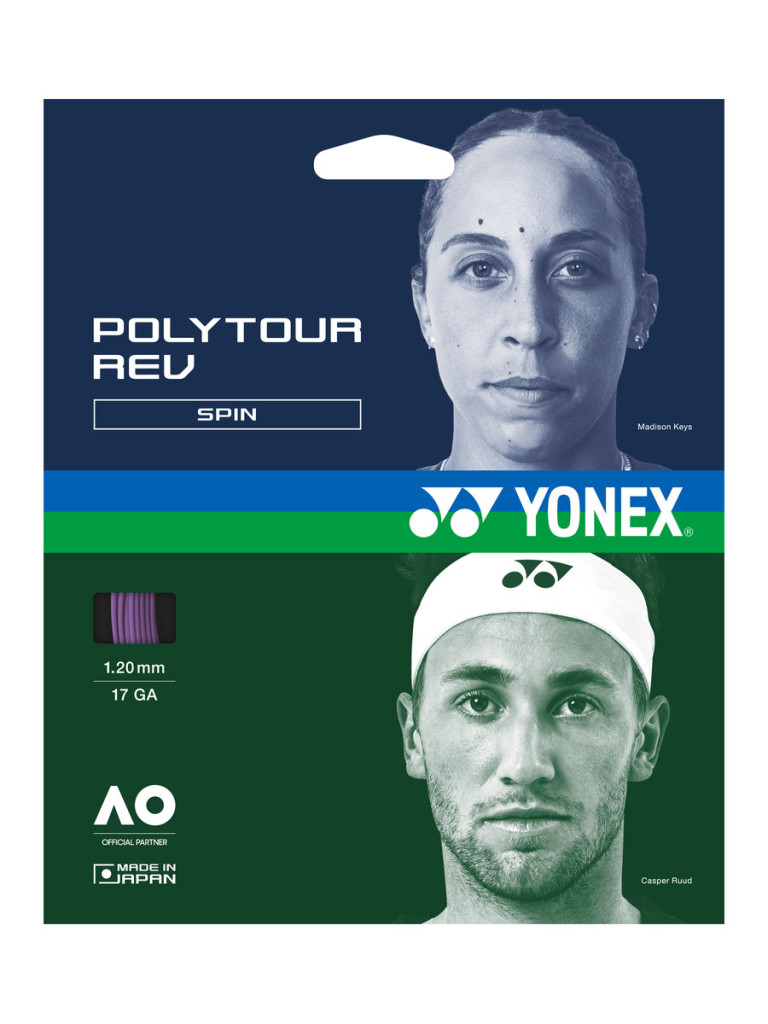 Тенис кордаж Yonex POLYTOUR REV 12 м - Purple