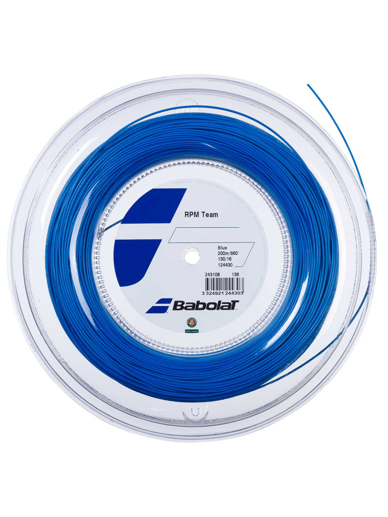 Ролка кордаж Babolat RPM Team 200 м - черен