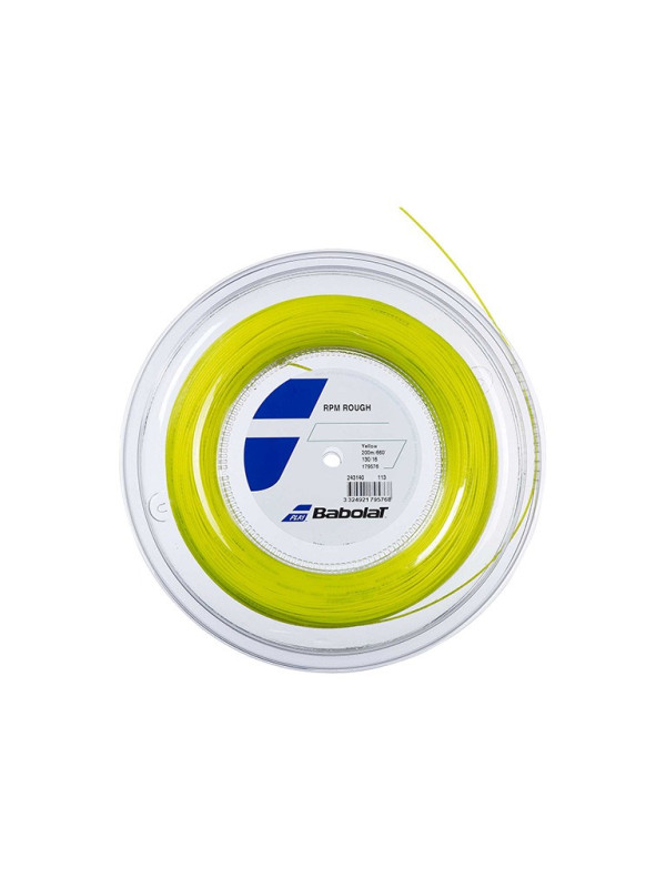 Ролка кордаж Babolat RPM Rough 200 м - жълт
